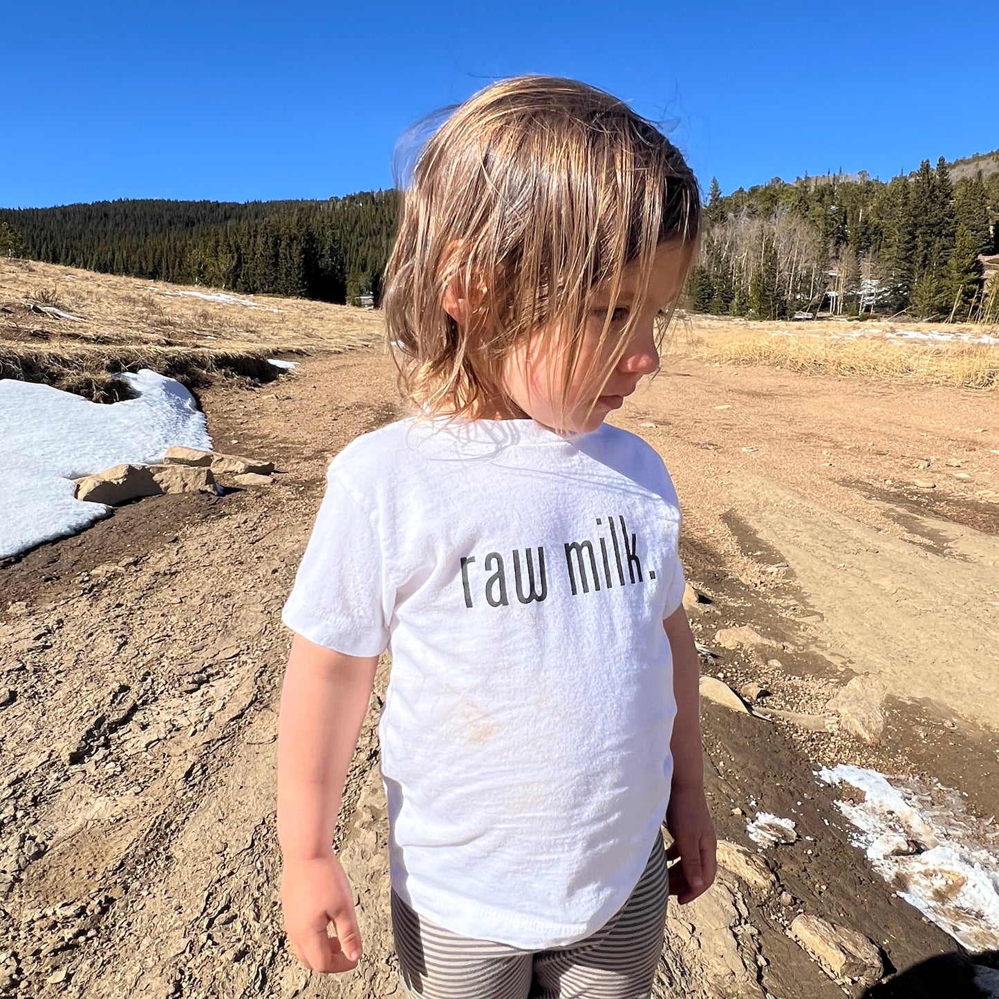 RAW MILK toddler tee