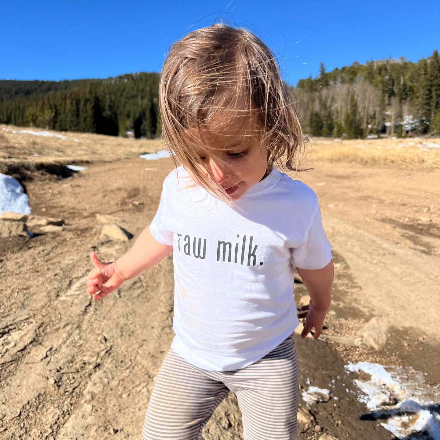 RAW MILK toddler tee