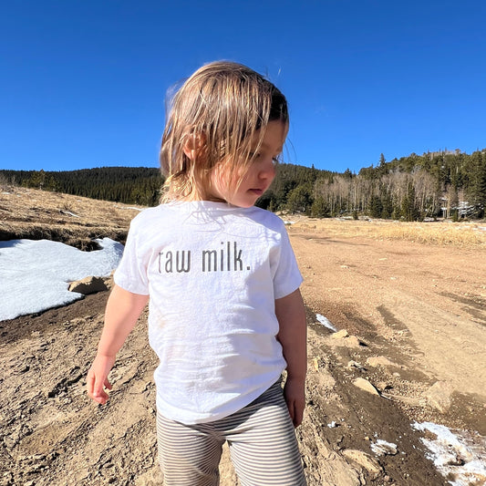 RAW MILK toddler tee